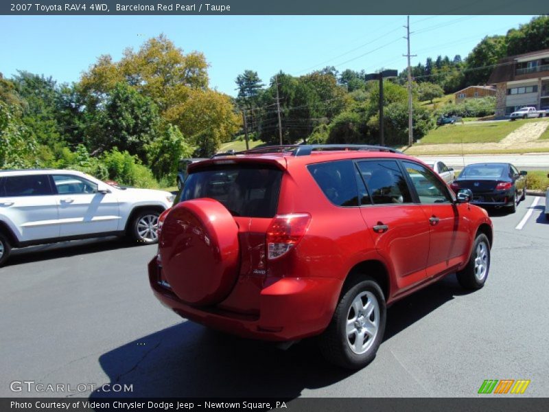 Barcelona Red Pearl / Taupe 2007 Toyota RAV4 4WD