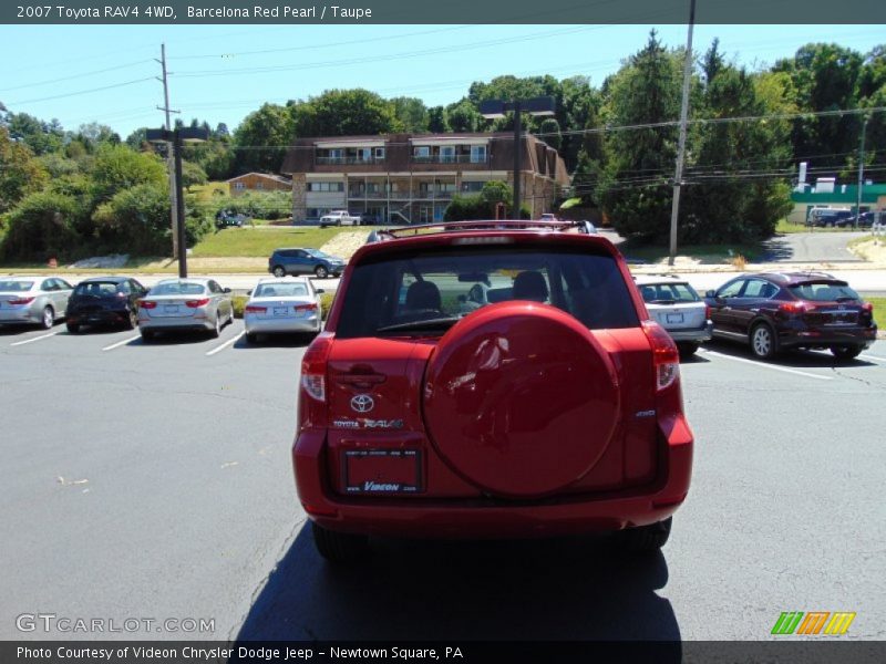Barcelona Red Pearl / Taupe 2007 Toyota RAV4 4WD