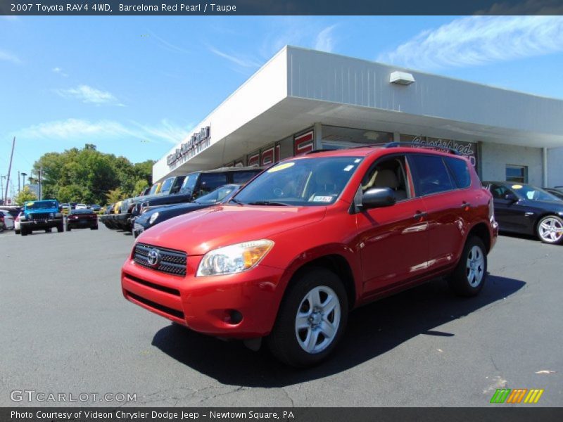 Barcelona Red Pearl / Taupe 2007 Toyota RAV4 4WD