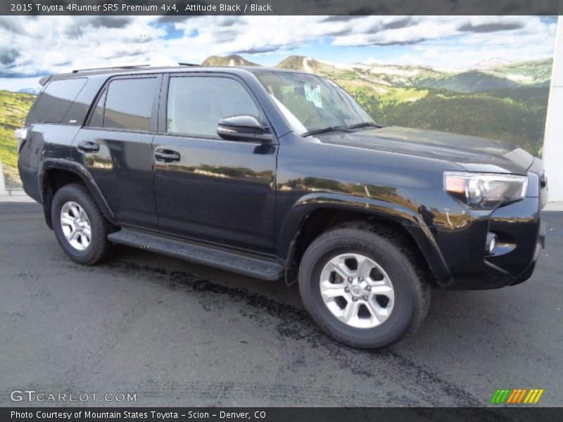 Attitude Black / Black 2015 Toyota 4Runner SR5 Premium 4x4