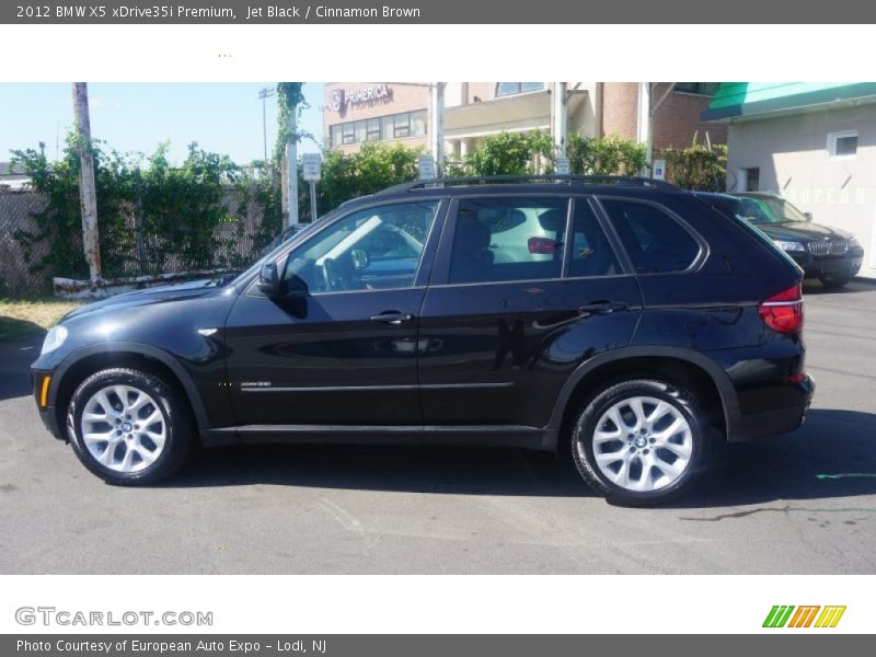 Jet Black / Cinnamon Brown 2012 BMW X5 xDrive35i Premium