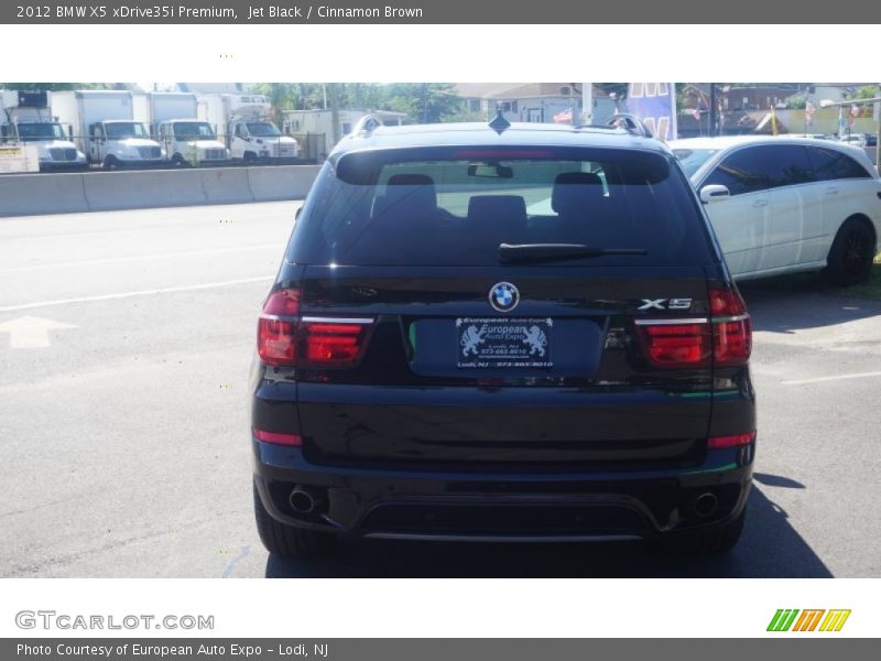 Jet Black / Cinnamon Brown 2012 BMW X5 xDrive35i Premium