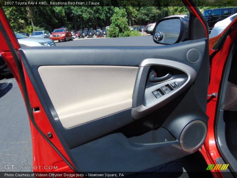 Barcelona Red Pearl / Taupe 2007 Toyota RAV4 4WD