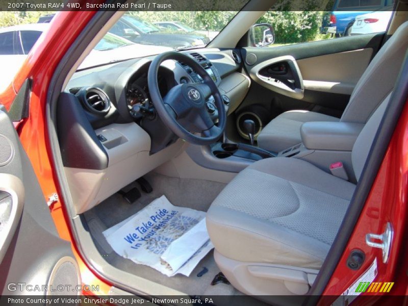 Barcelona Red Pearl / Taupe 2007 Toyota RAV4 4WD