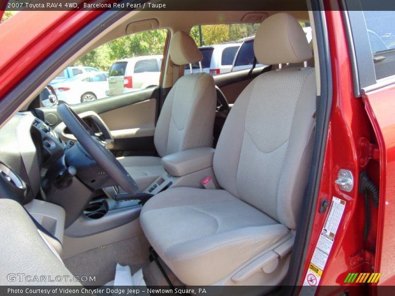 Barcelona Red Pearl / Taupe 2007 Toyota RAV4 4WD
