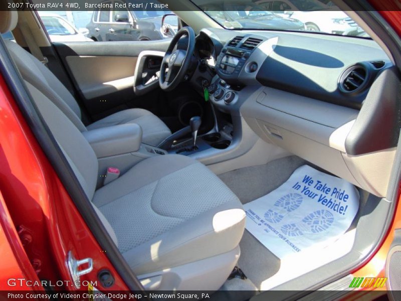 Barcelona Red Pearl / Taupe 2007 Toyota RAV4 4WD