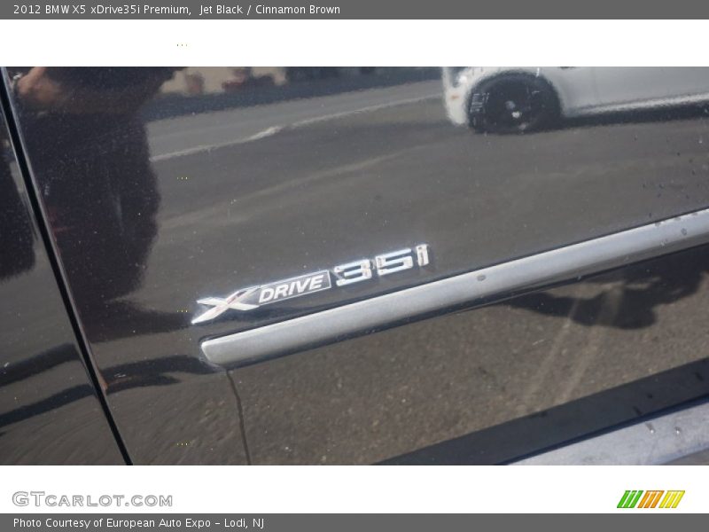 Jet Black / Cinnamon Brown 2012 BMW X5 xDrive35i Premium