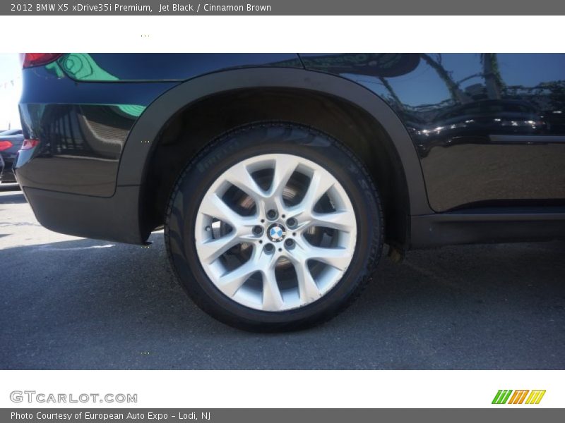 Jet Black / Cinnamon Brown 2012 BMW X5 xDrive35i Premium