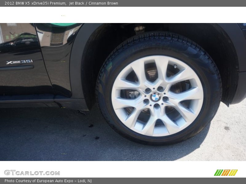 Jet Black / Cinnamon Brown 2012 BMW X5 xDrive35i Premium