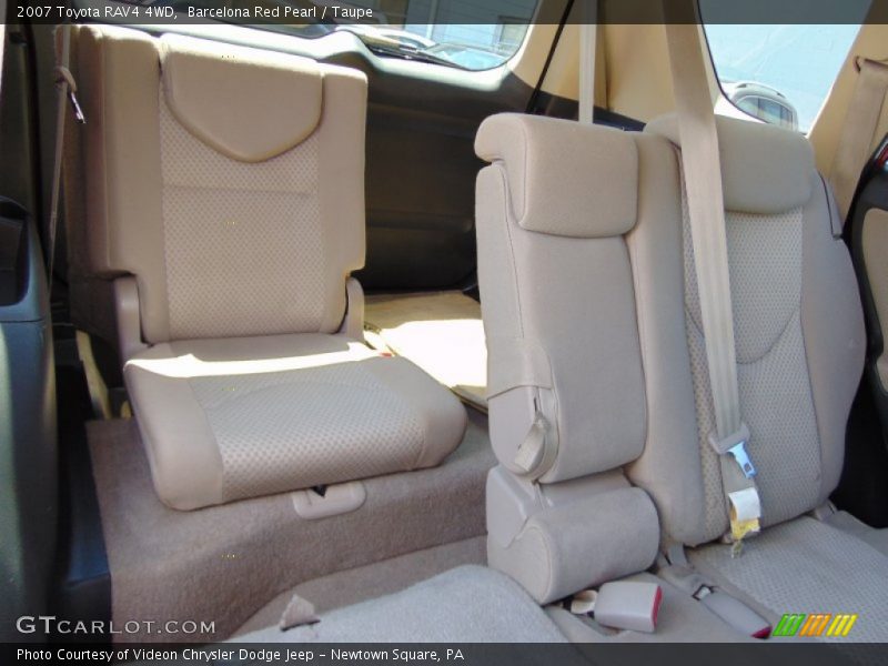 Rear Seat of 2007 RAV4 4WD