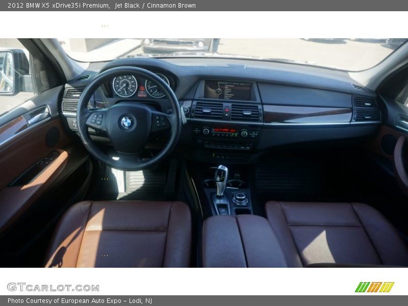 Jet Black / Cinnamon Brown 2012 BMW X5 xDrive35i Premium