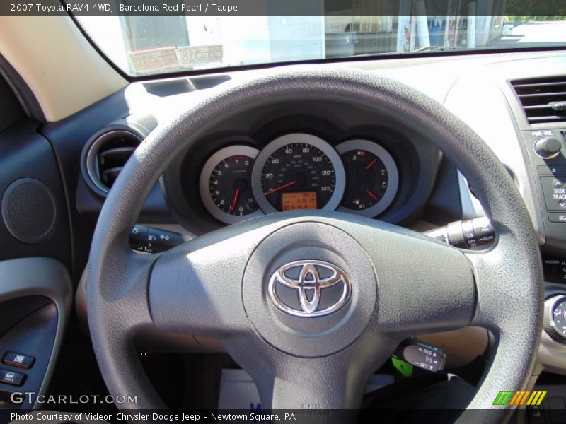 Barcelona Red Pearl / Taupe 2007 Toyota RAV4 4WD