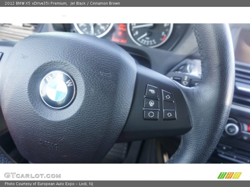 Jet Black / Cinnamon Brown 2012 BMW X5 xDrive35i Premium