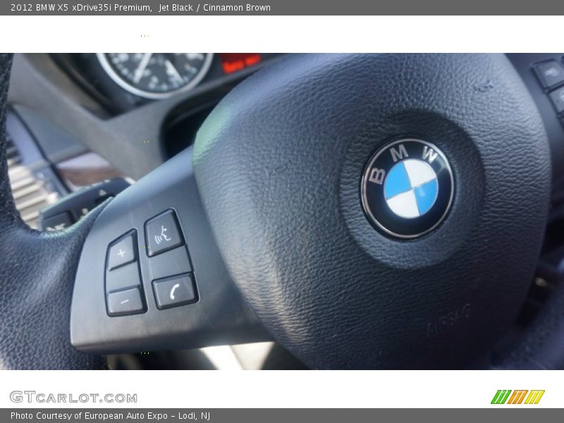 Jet Black / Cinnamon Brown 2012 BMW X5 xDrive35i Premium