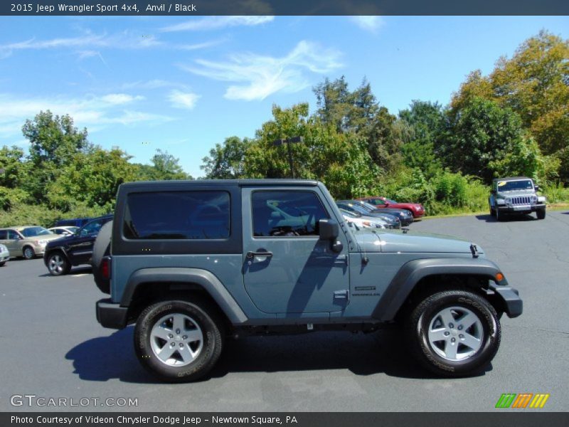 Anvil / Black 2015 Jeep Wrangler Sport 4x4