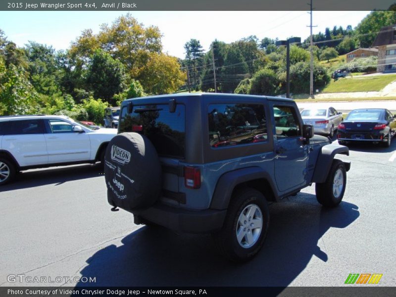 Anvil / Black 2015 Jeep Wrangler Sport 4x4