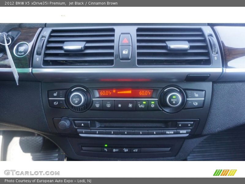 Jet Black / Cinnamon Brown 2012 BMW X5 xDrive35i Premium