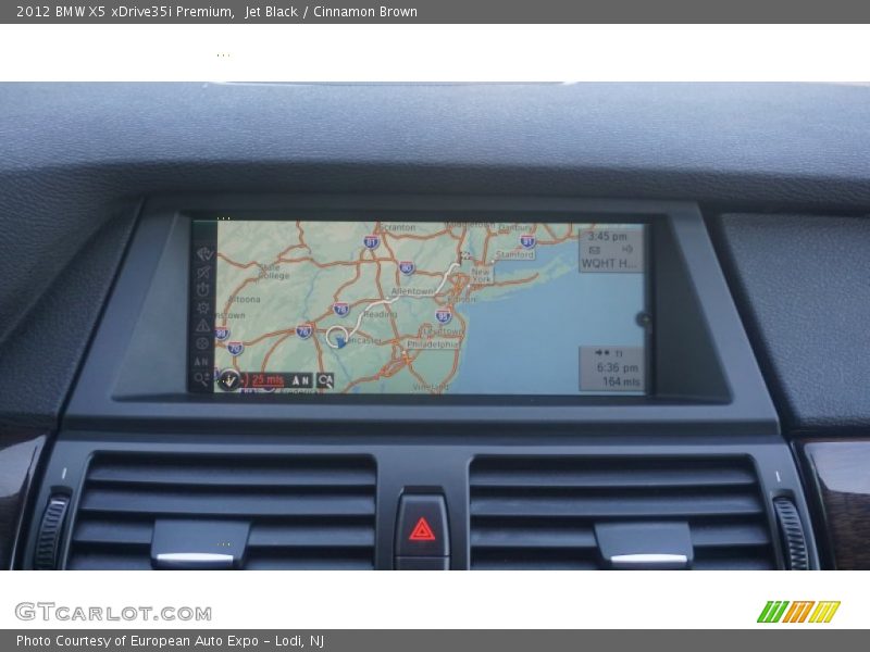 Jet Black / Cinnamon Brown 2012 BMW X5 xDrive35i Premium