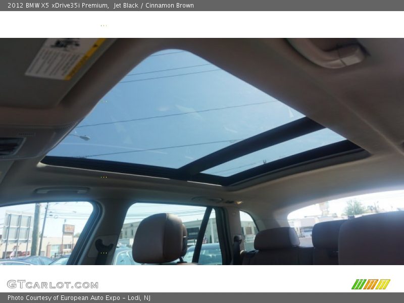 Jet Black / Cinnamon Brown 2012 BMW X5 xDrive35i Premium