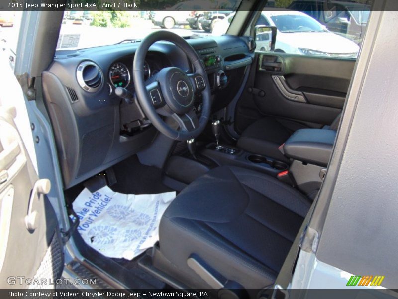 Anvil / Black 2015 Jeep Wrangler Sport 4x4