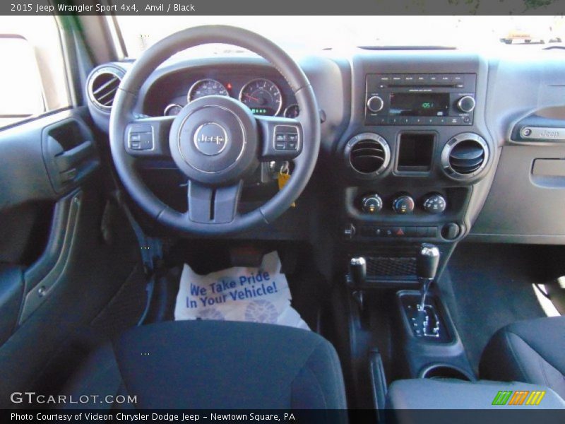 Anvil / Black 2015 Jeep Wrangler Sport 4x4