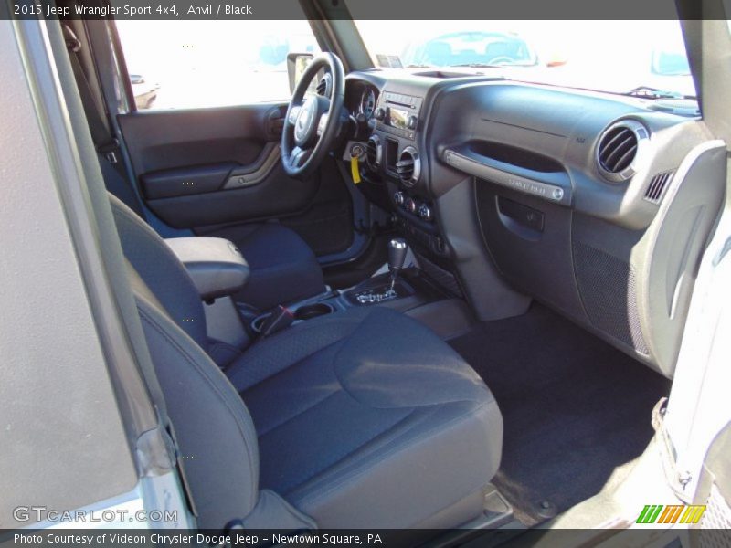 Anvil / Black 2015 Jeep Wrangler Sport 4x4