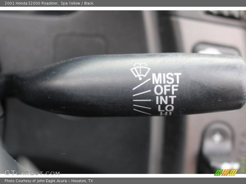 Spa Yellow / Black 2001 Honda S2000 Roadster