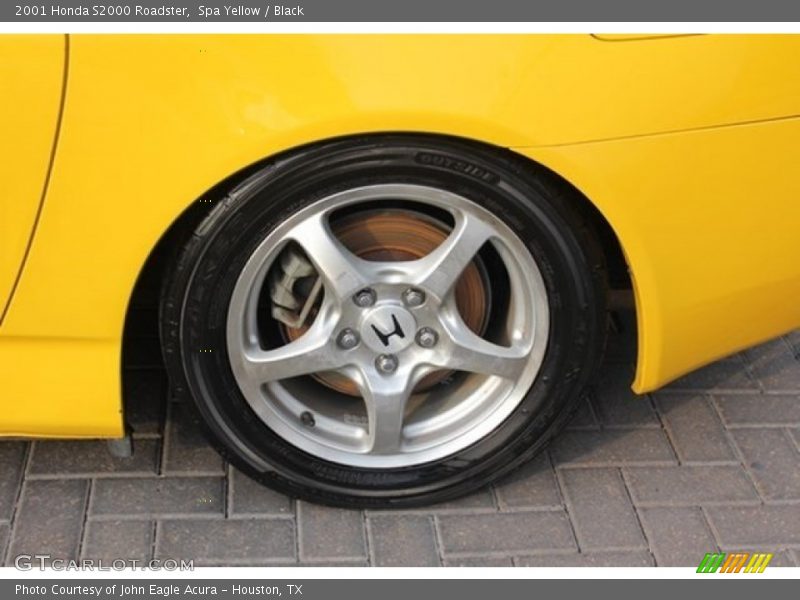 Spa Yellow / Black 2001 Honda S2000 Roadster