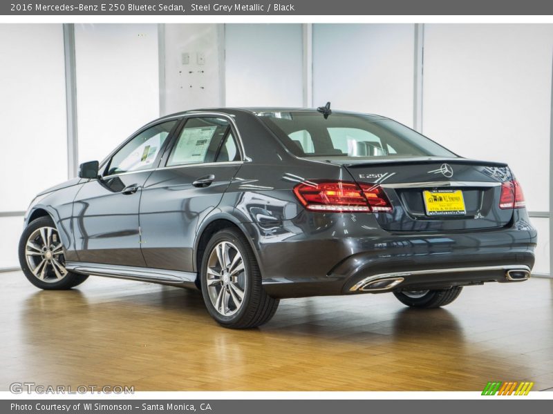 Steel Grey Metallic / Black 2016 Mercedes-Benz E 250 Bluetec Sedan