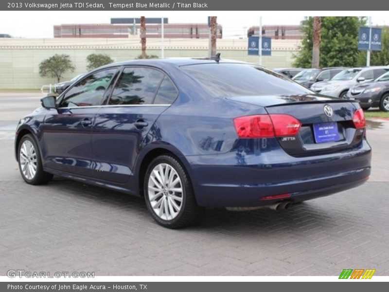 Tempest Blue Metallic / Titan Black 2013 Volkswagen Jetta TDI Sedan