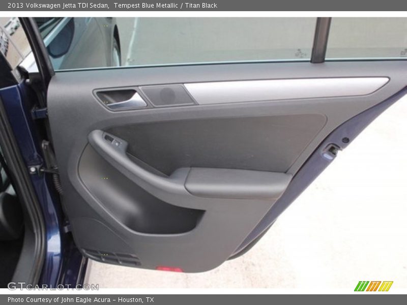 Tempest Blue Metallic / Titan Black 2013 Volkswagen Jetta TDI Sedan