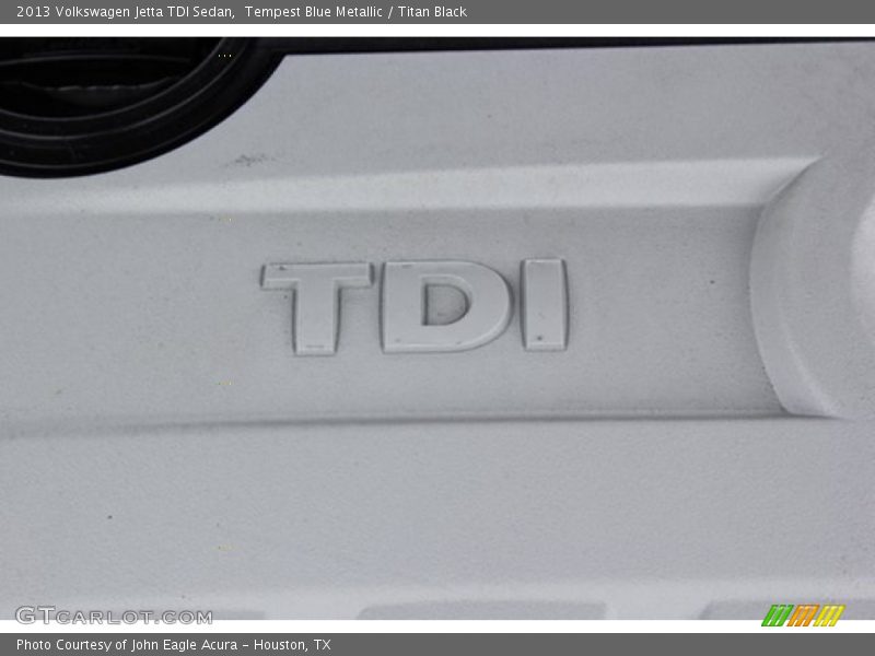 Tempest Blue Metallic / Titan Black 2013 Volkswagen Jetta TDI Sedan