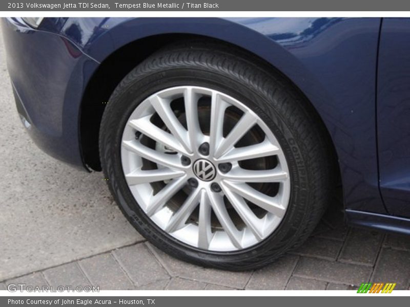 Tempest Blue Metallic / Titan Black 2013 Volkswagen Jetta TDI Sedan