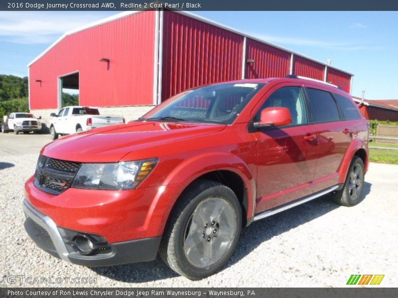 Redline 2 Coat Pearl / Black 2016 Dodge Journey Crossroad AWD