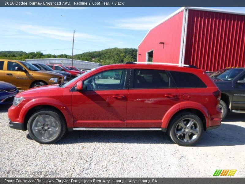 Redline 2 Coat Pearl / Black 2016 Dodge Journey Crossroad AWD