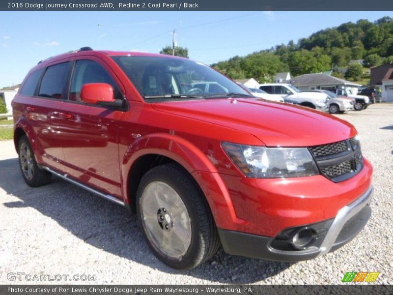 Redline 2 Coat Pearl / Black 2016 Dodge Journey Crossroad AWD