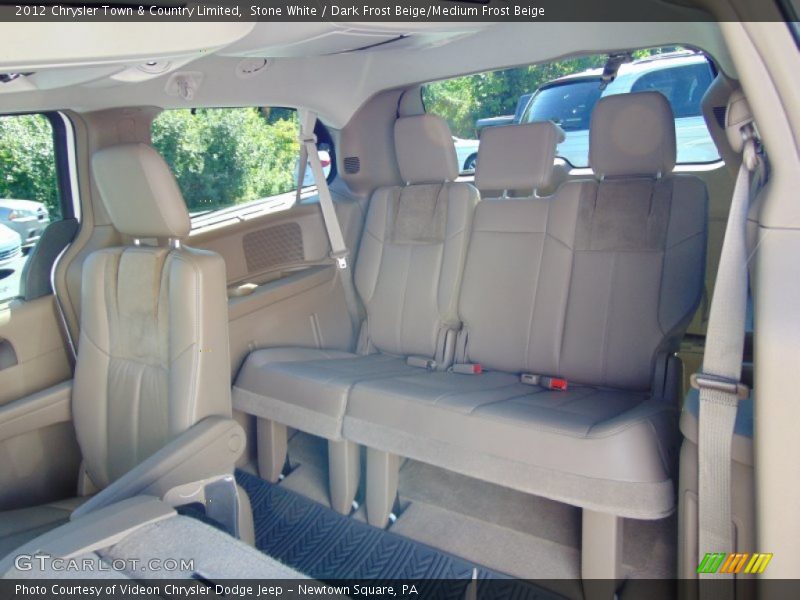 Stone White / Dark Frost Beige/Medium Frost Beige 2012 Chrysler Town & Country Limited