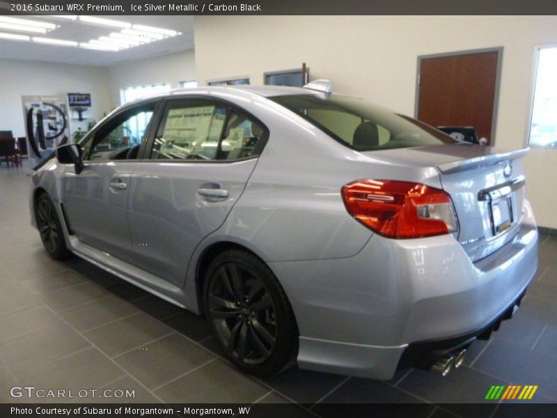 Ice Silver Metallic / Carbon Black 2016 Subaru WRX Premium