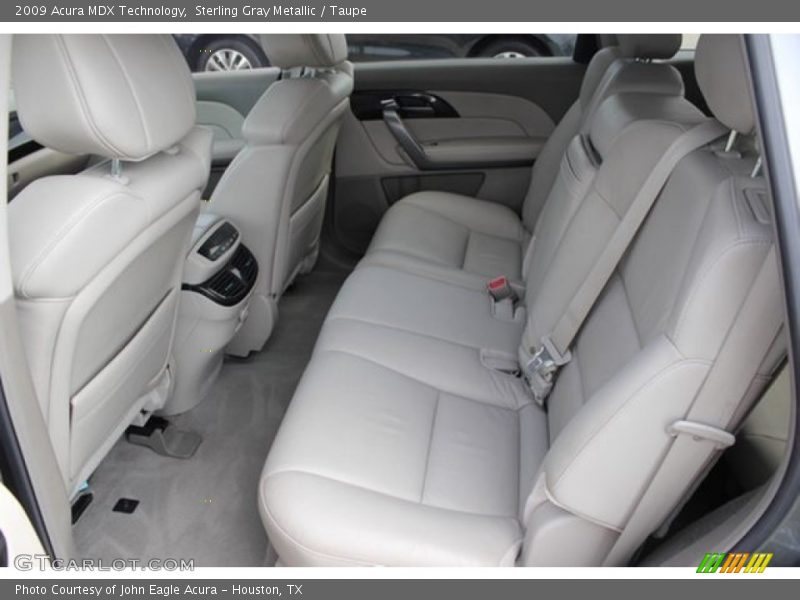 Sterling Gray Metallic / Taupe 2009 Acura MDX Technology