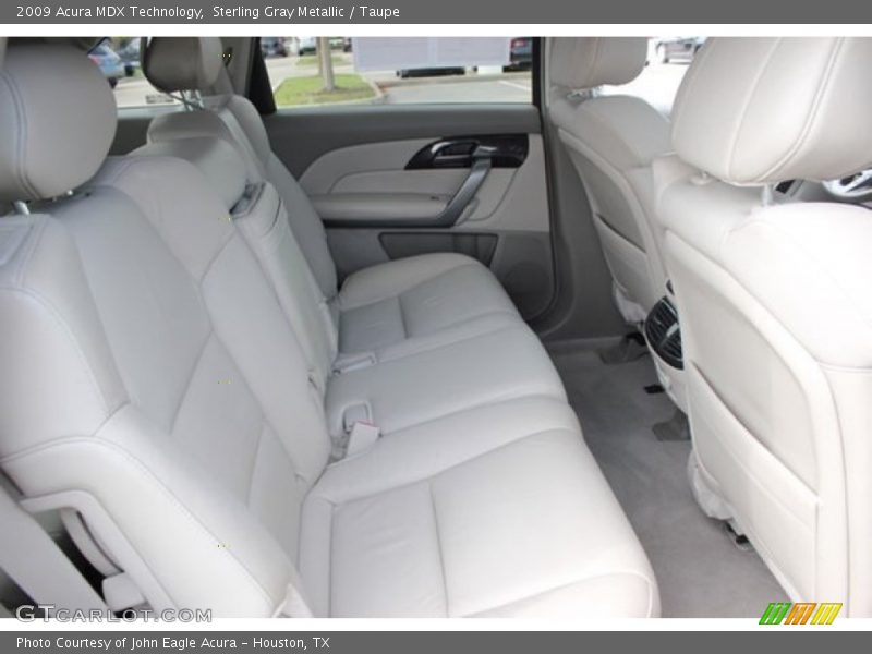 Sterling Gray Metallic / Taupe 2009 Acura MDX Technology