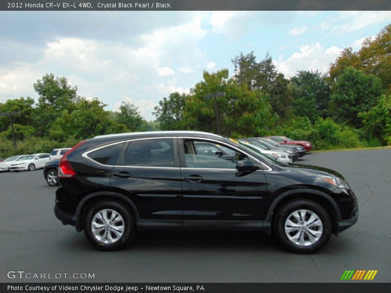 Crystal Black Pearl / Black 2012 Honda CR-V EX-L 4WD