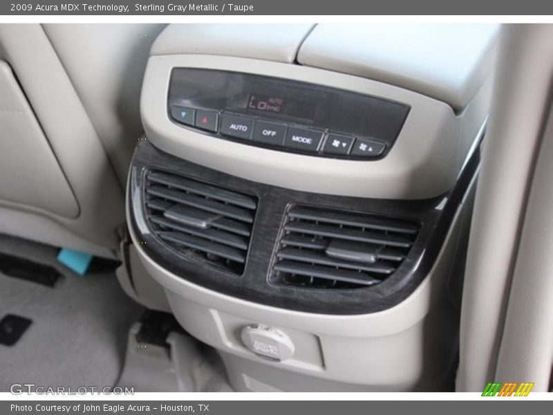Sterling Gray Metallic / Taupe 2009 Acura MDX Technology