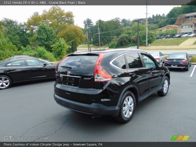 Crystal Black Pearl / Black 2012 Honda CR-V EX-L 4WD