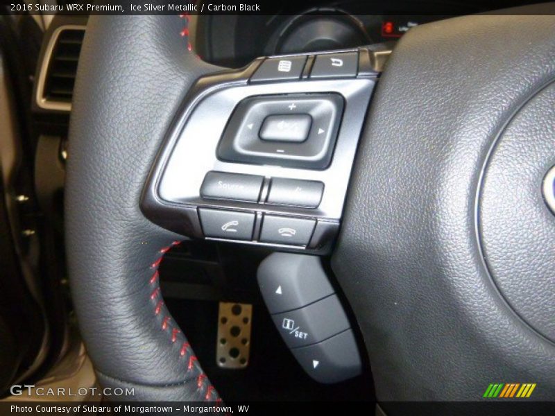Ice Silver Metallic / Carbon Black 2016 Subaru WRX Premium