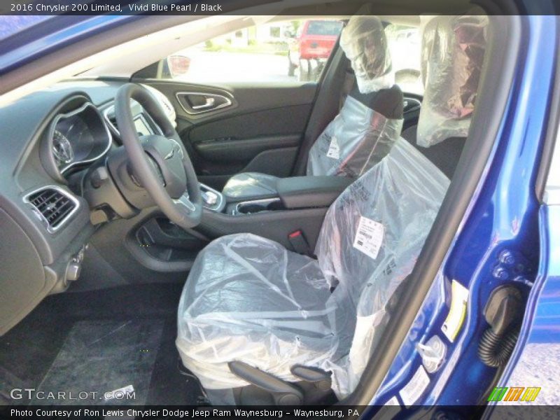Vivid Blue Pearl / Black 2016 Chrysler 200 Limited