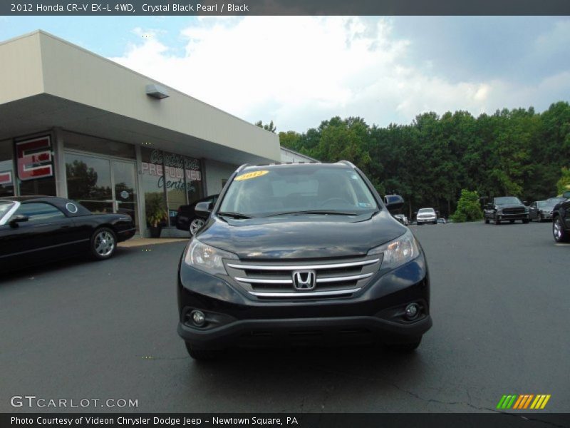 Crystal Black Pearl / Black 2012 Honda CR-V EX-L 4WD