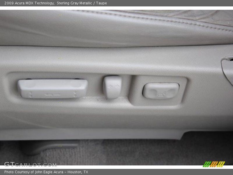 Sterling Gray Metallic / Taupe 2009 Acura MDX Technology