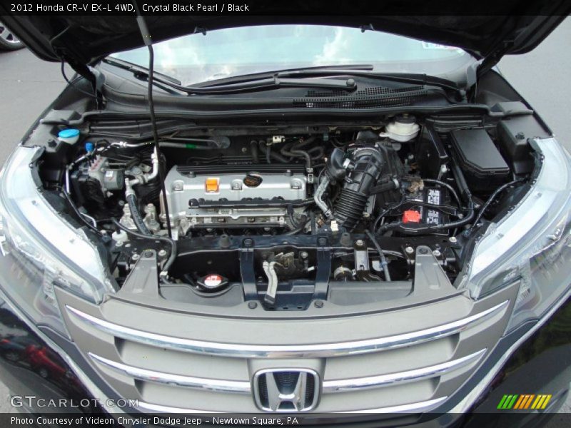 Crystal Black Pearl / Black 2012 Honda CR-V EX-L 4WD