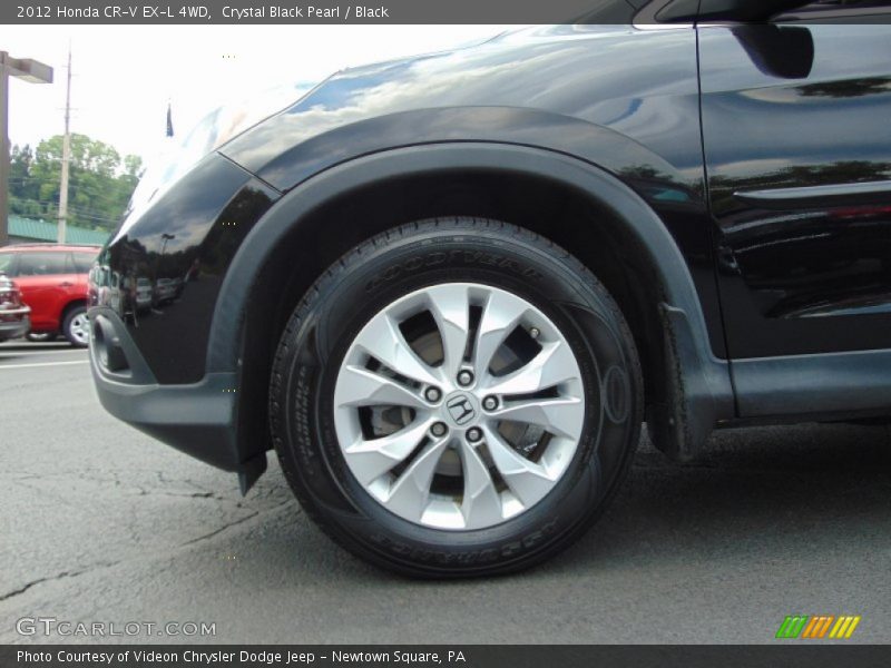 Crystal Black Pearl / Black 2012 Honda CR-V EX-L 4WD
