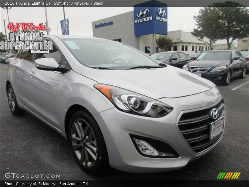 Symphony Air Silver / Black 2016 Hyundai Elantra GT
